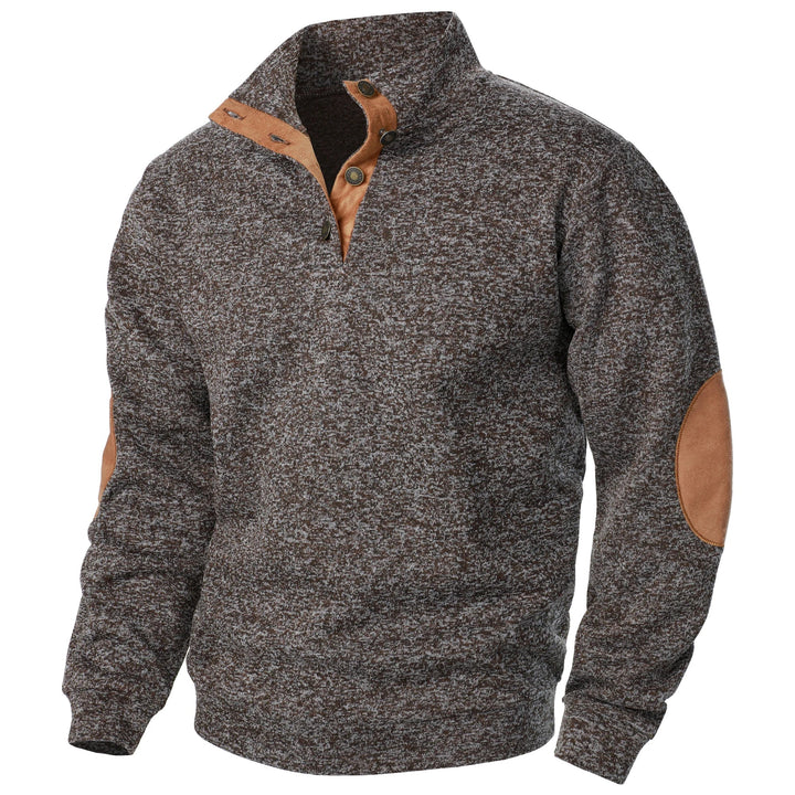 Griffin | Verfijnde Half-Zip Accent Pullover