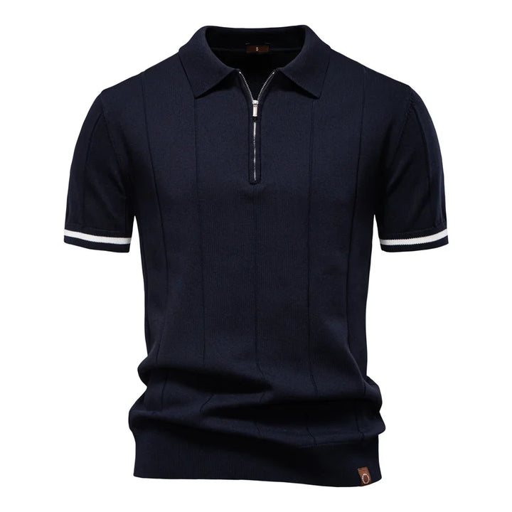 Luca | Heren Polo Shirt Met Rits