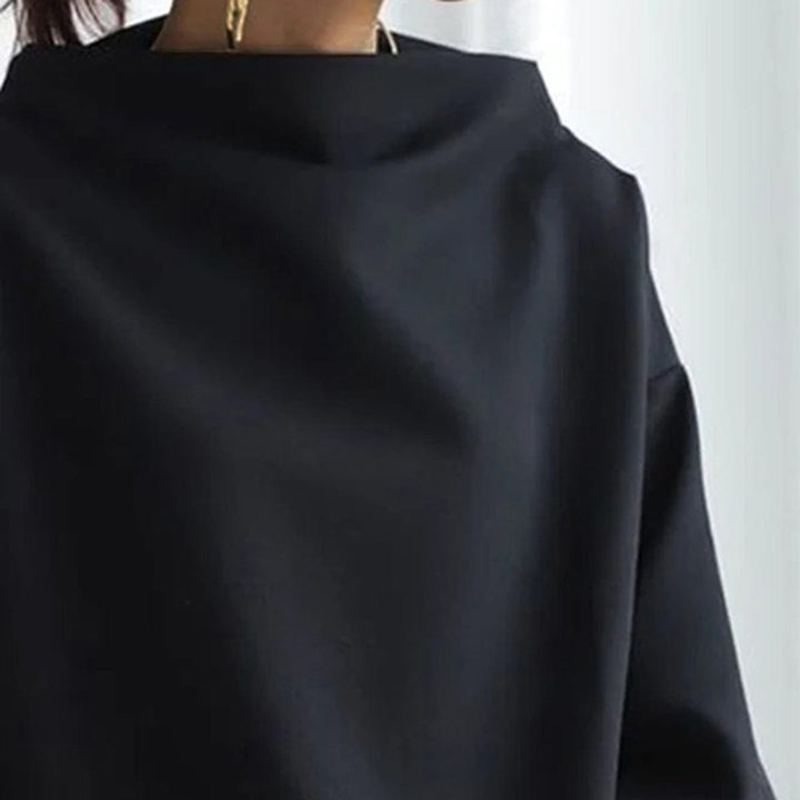 Lisa | Casual Top met Hoge Hals