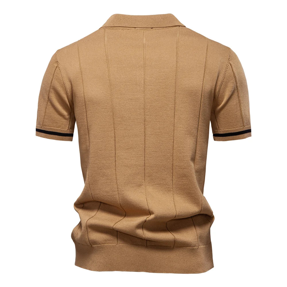 Luca | Heren Polo Shirt Met Rits