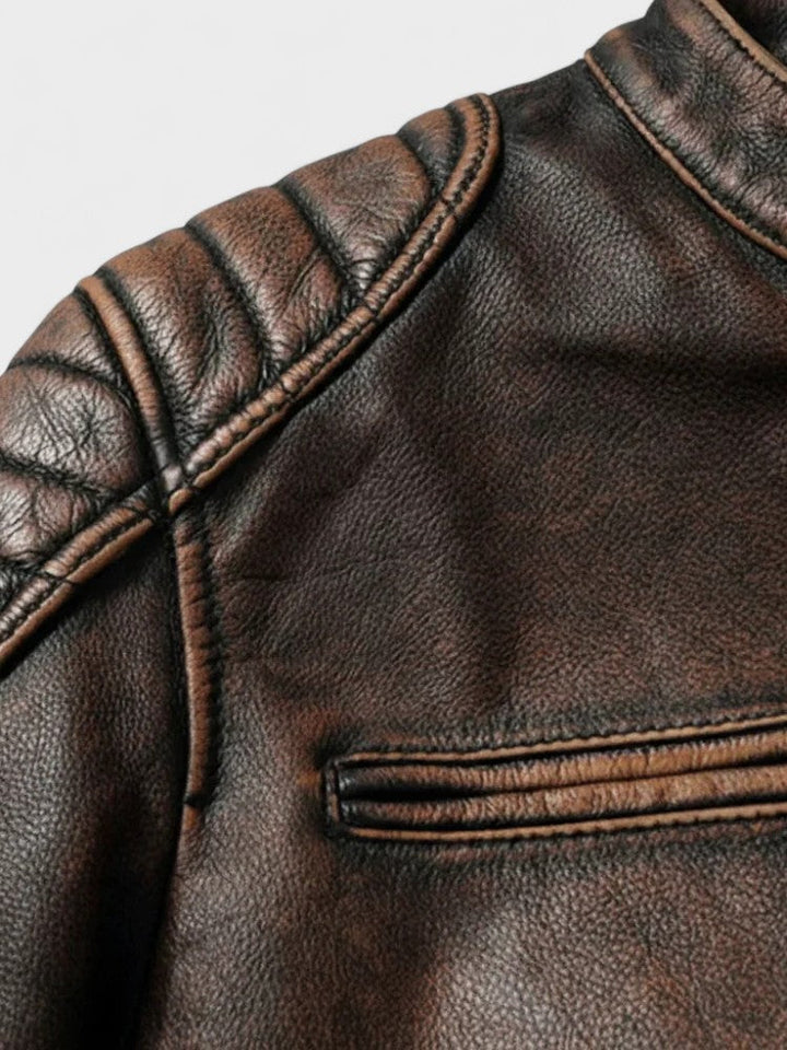 Troels™ | Leren jas