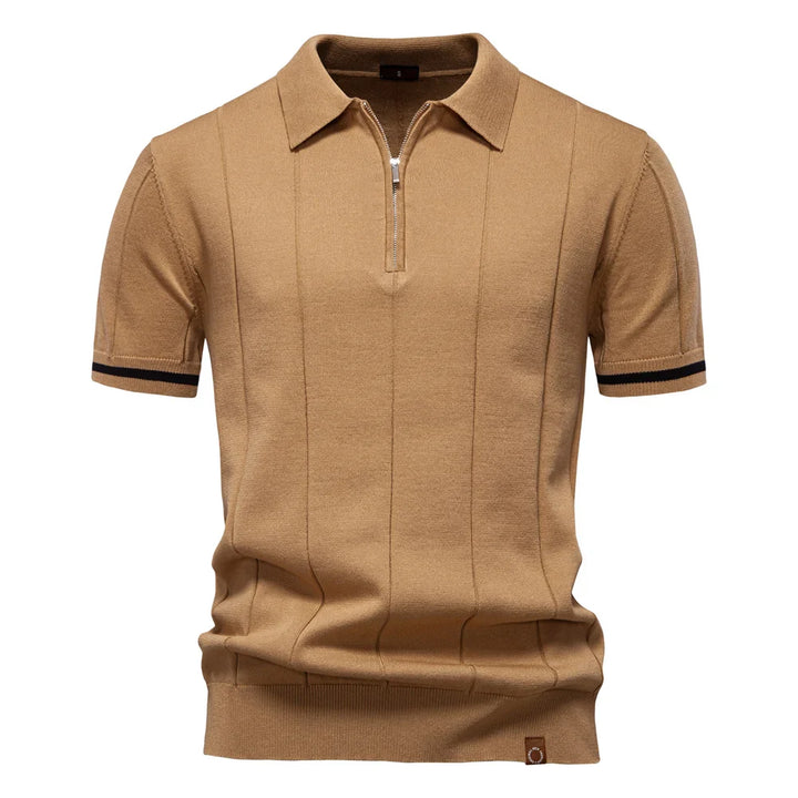 Luca | Heren Polo Shirt Met Rits