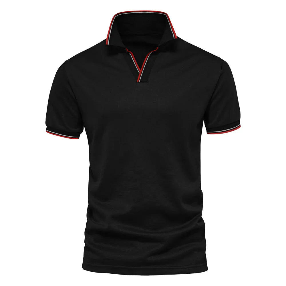 Alexander | Heren Polo Met V-hals