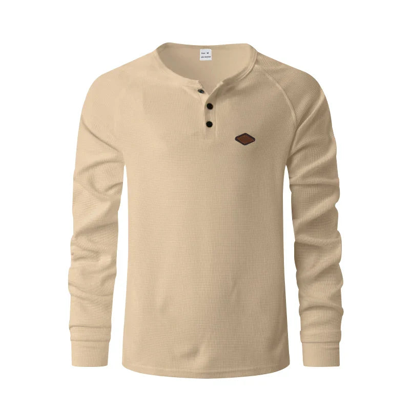 LEONARD | ELEGANTE STRUCTUUR HENLEY VOOR HEREN