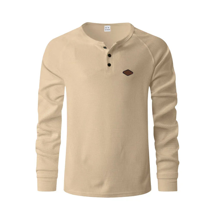LEONARD | ELEGANTE STRUCTUUR HENLEY VOOR HEREN