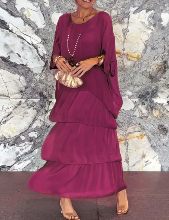 Lara | Elegante Vloeiende Maxi-jurk