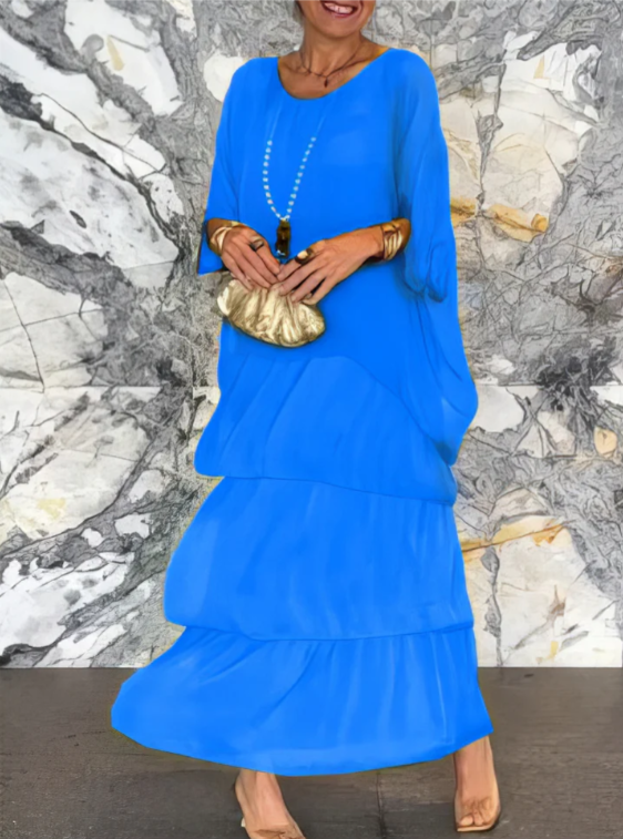 Lara | Elegante Vloeiende Maxi-jurk
