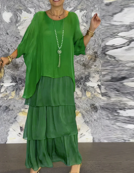 Lara | Elegante Vloeiende Maxi-jurk