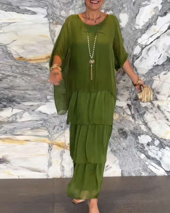 Lara | Elegante Vloeiende Maxi-jurk