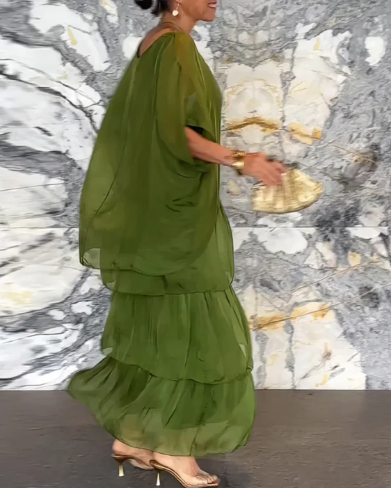 Lara | Elegante Vloeiende Maxi Jurk
