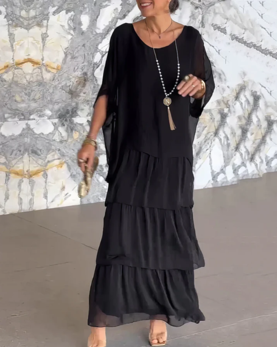 Lara | Elegante Vloeiende Maxi-jurk