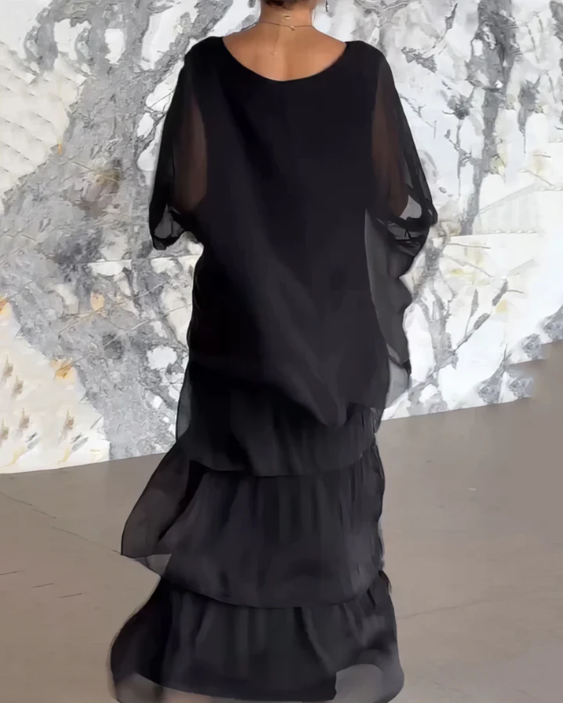Lara | Elegante Vloeiende Maxi-jurk