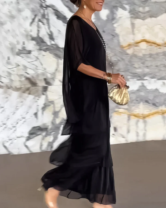 Lara | Elegante Vloeiende Maxi-jurk