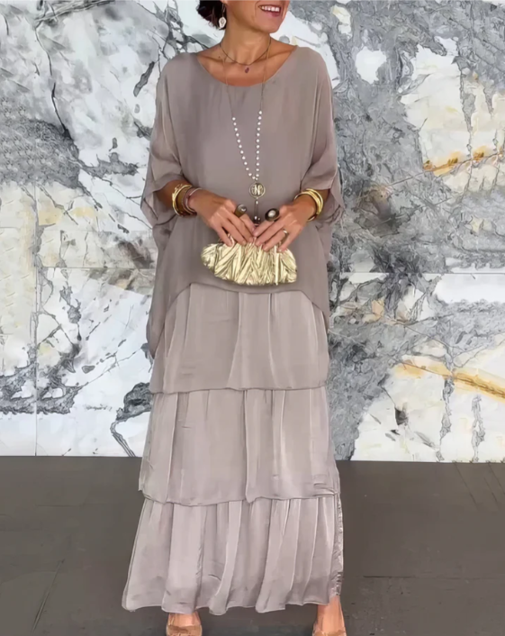 Lara | Elegante Vloeiende Maxi-jurk