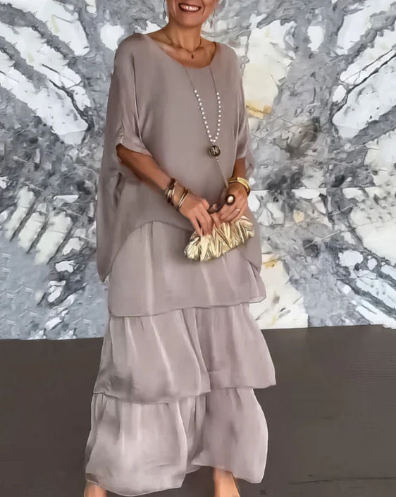 Lara | Elegante Vloeiende Maxi-jurk