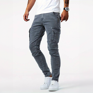 Stretchy Cargo Jeans