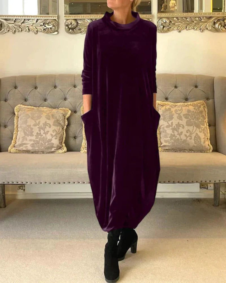 Eliza | Ontspannen Velvet Jurk