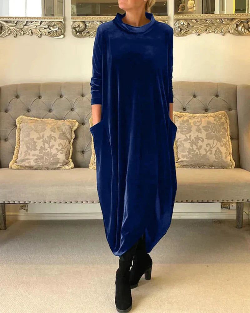 Eliza | Ontspannen Velvet Jurk
