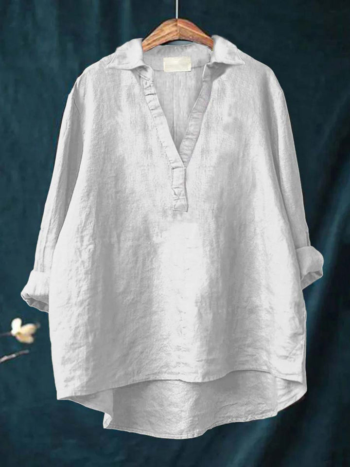 Andrea Linnen Blouse