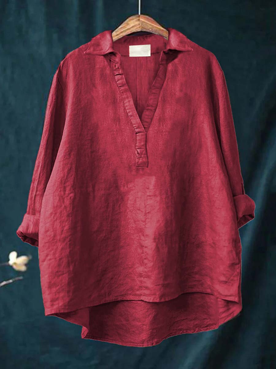 Andrea Linnen Blouse