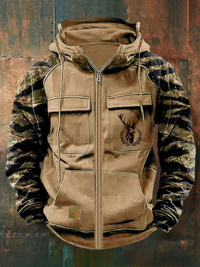 Neil | Multi-Pocket Hoodie met Rits
