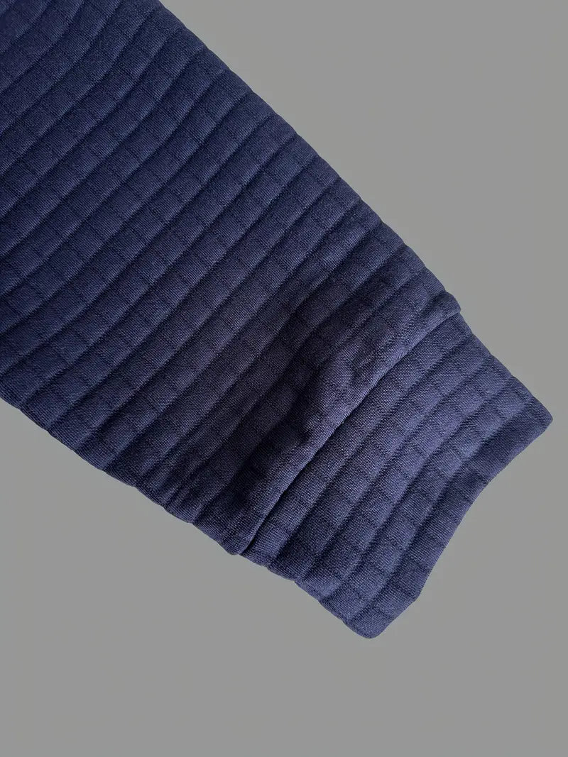 NordicWeave™ Lange mouw Polo voor heren – warm, stijlvol en comfortabel