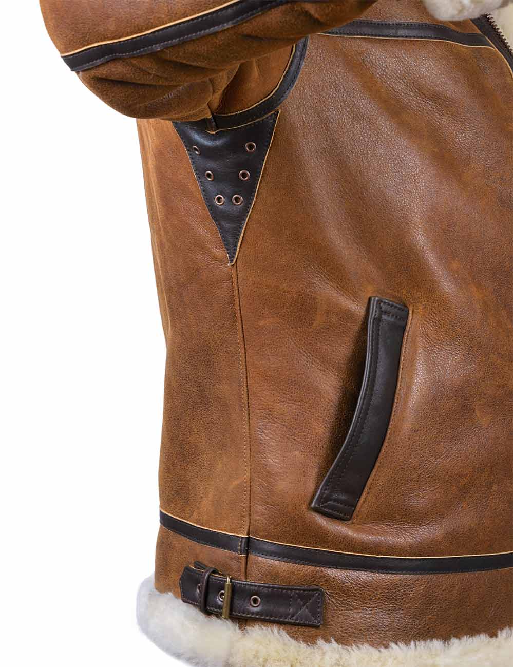 Aron™ | Bomberjack met Fleece Capuchon
