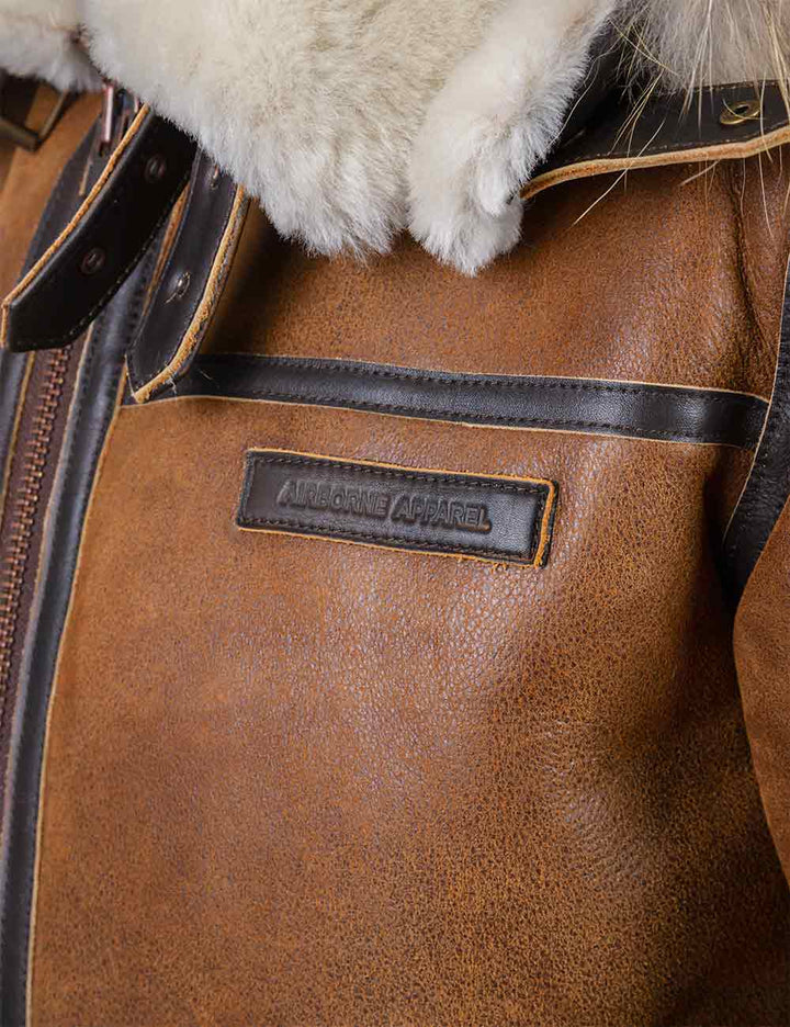Aron™ | Bomberjack met Fleece Capuchon