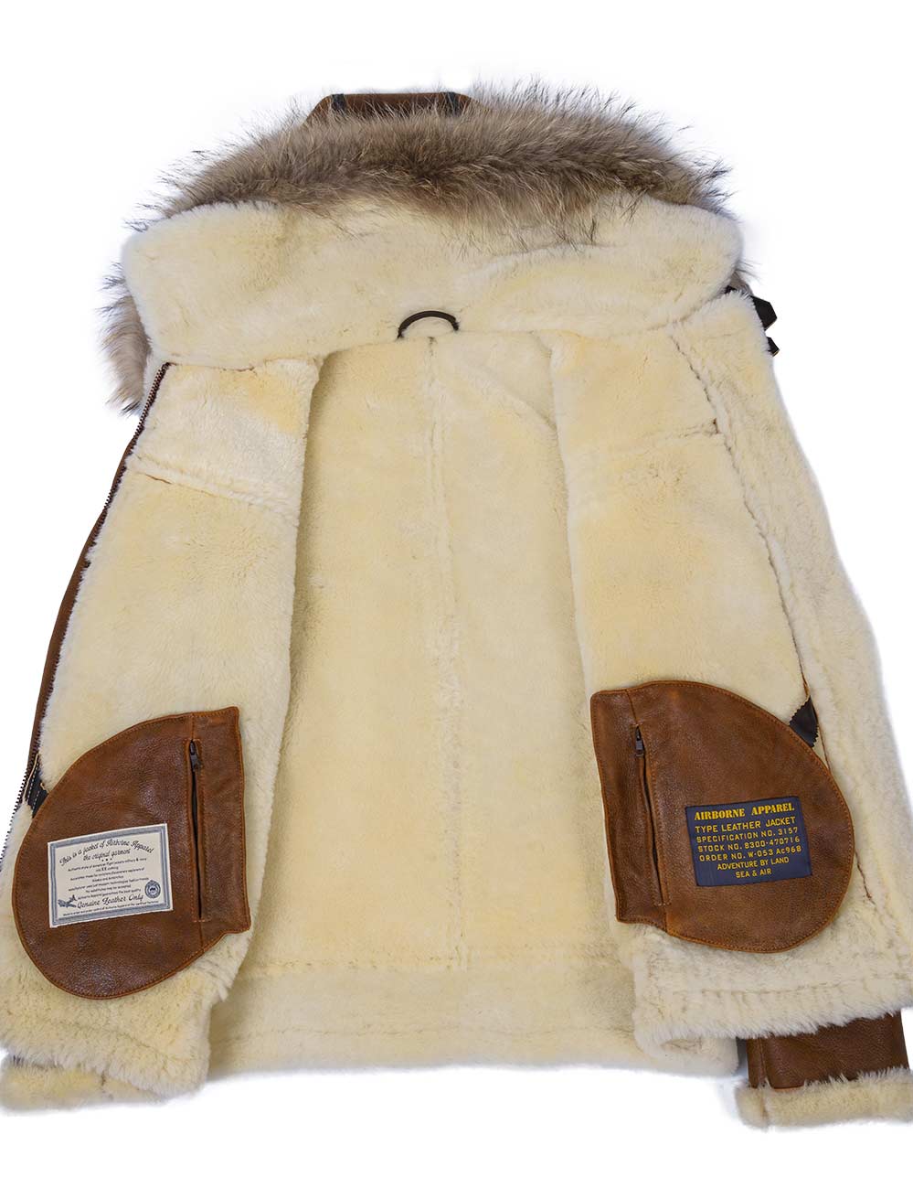 Aron™ | Bomberjack met Fleece Capuchon