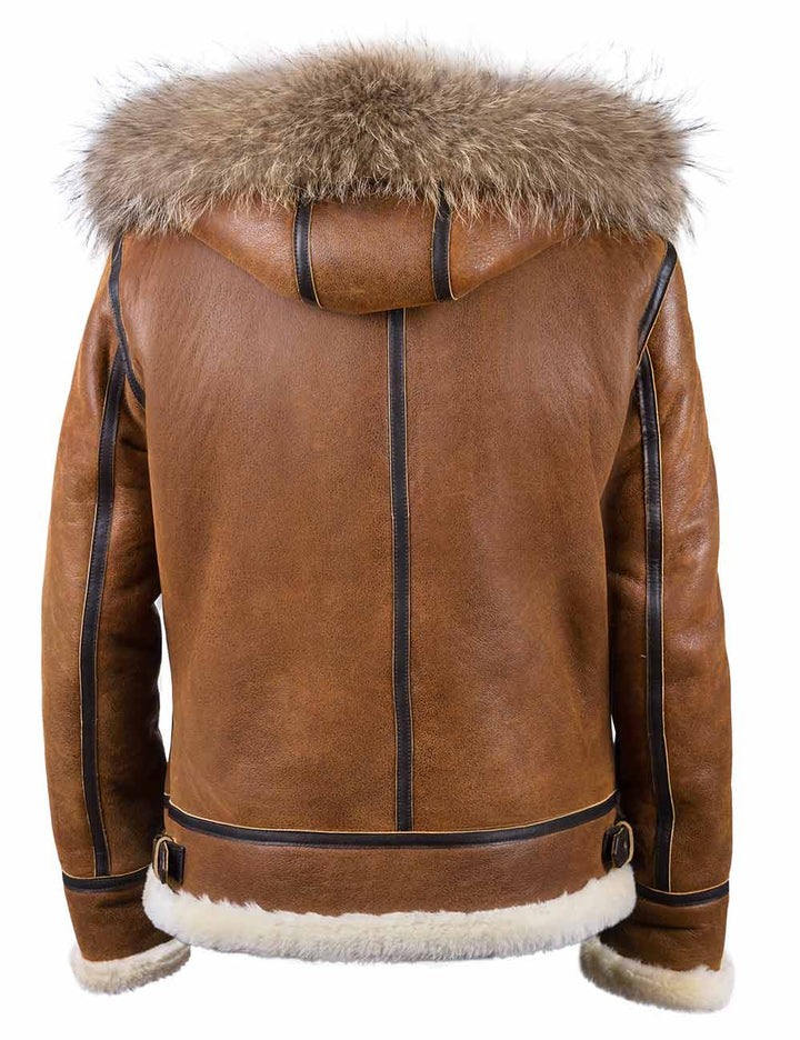 Aron™ | Bomberjack met Fleece Capuchon