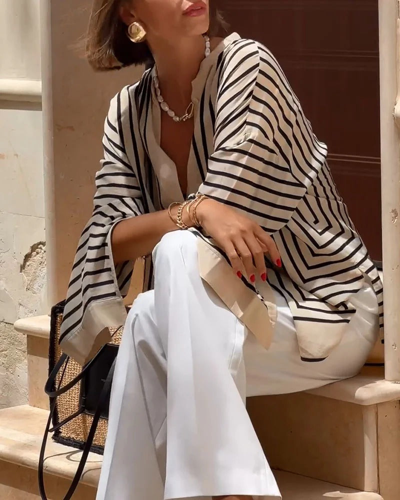 Tess | Casual gestreepte blouse