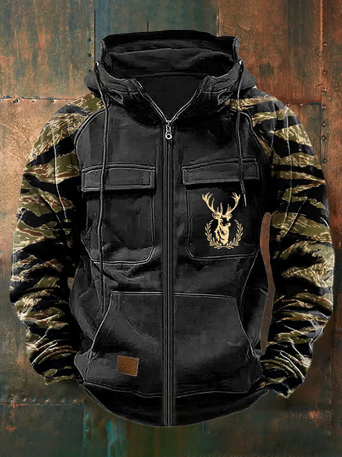 Neil | Multi-Pocket Hoodie met Rits