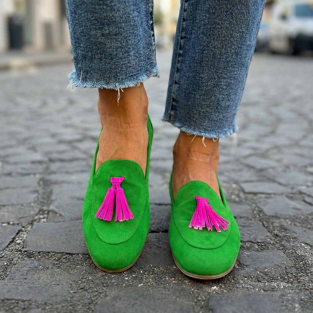 Mandy Tassel-Decoratieve Loafers