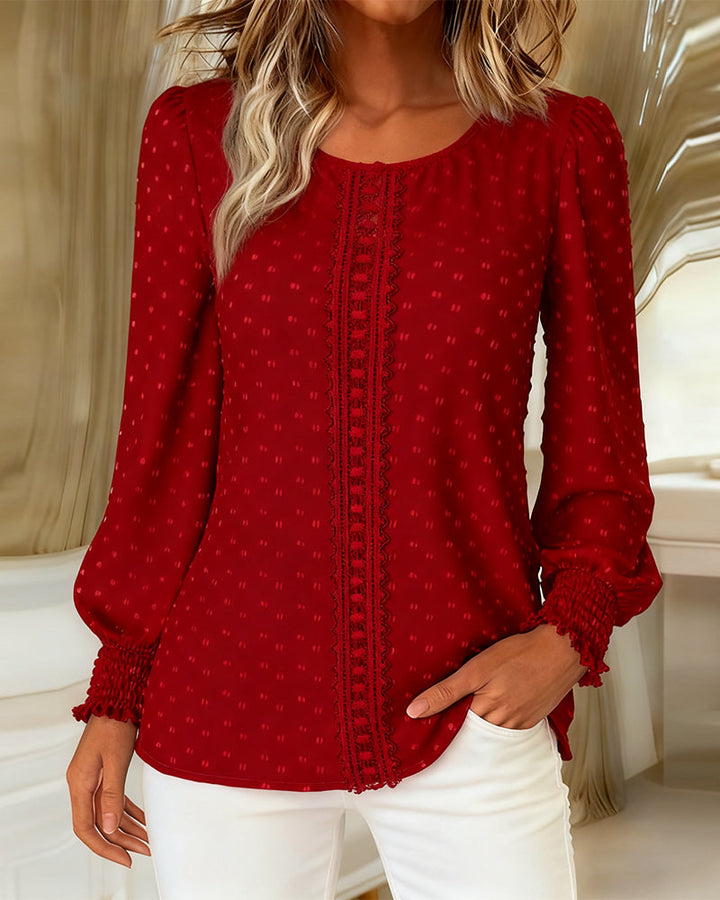 Maricea | Soft-Touch-Langarmshirt