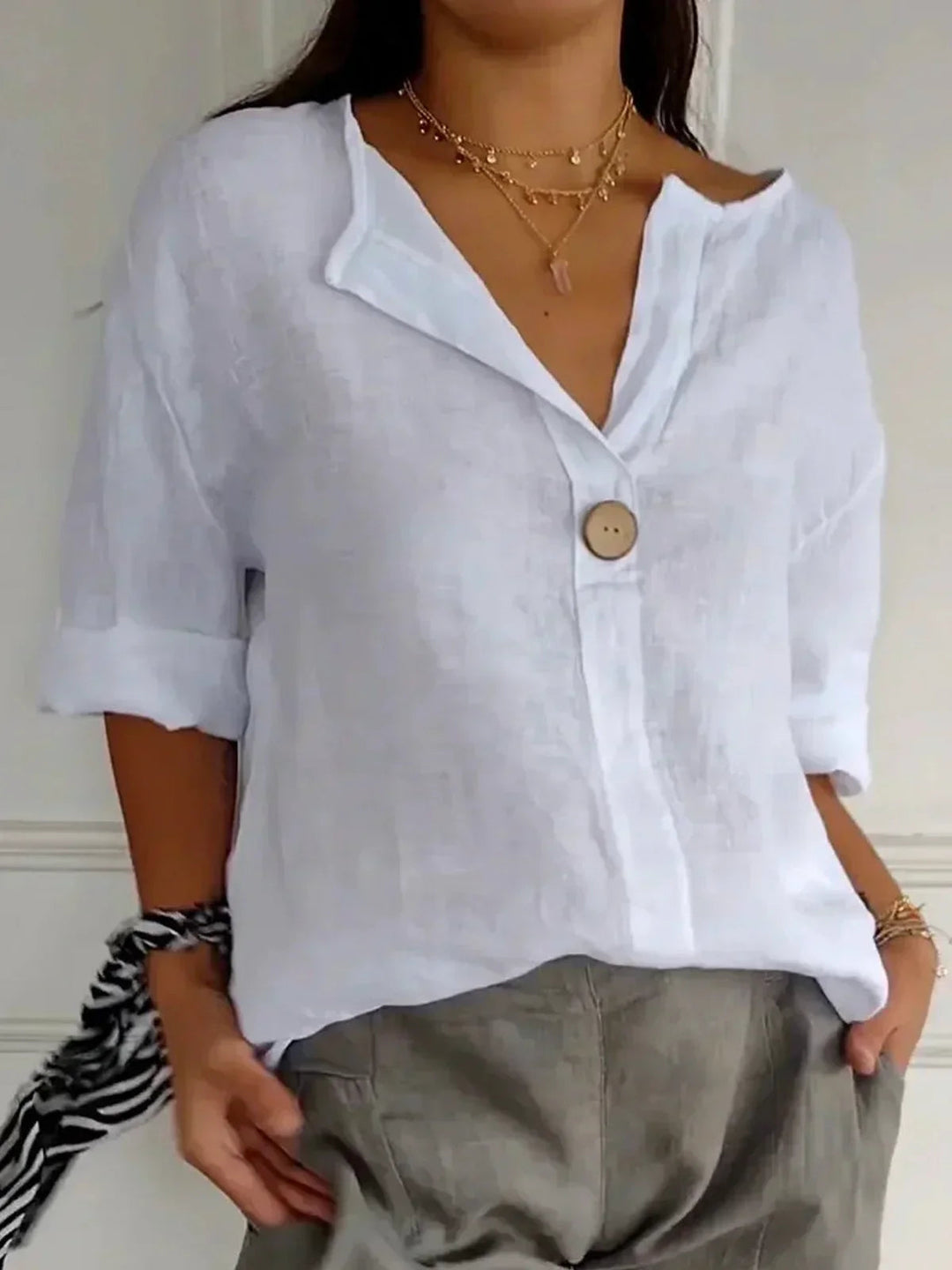 Yvonna – Chic en Comfortabele Blouse