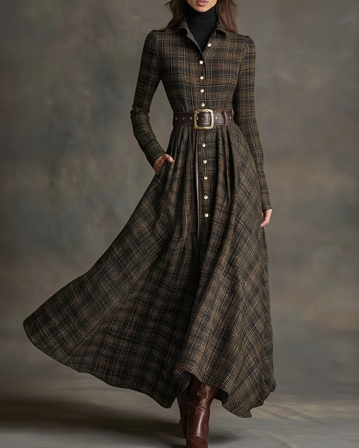 Rosalie | Vintage-geïnspireerde Maxi-jurk