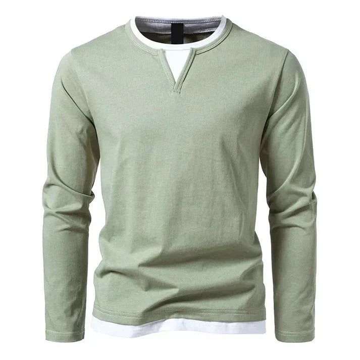 Alwin | Premium Langsleeve van gekamd katoen