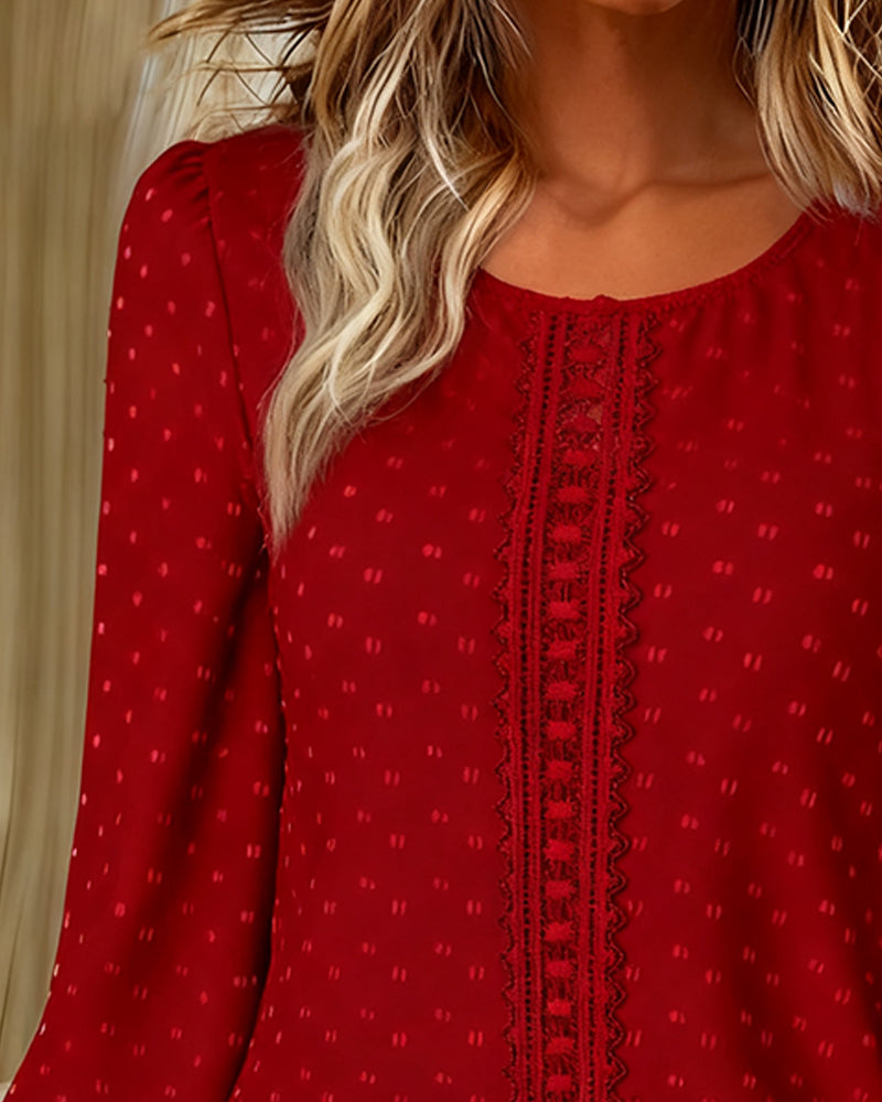 Maricea | Soft-Touch-Langarmshirt