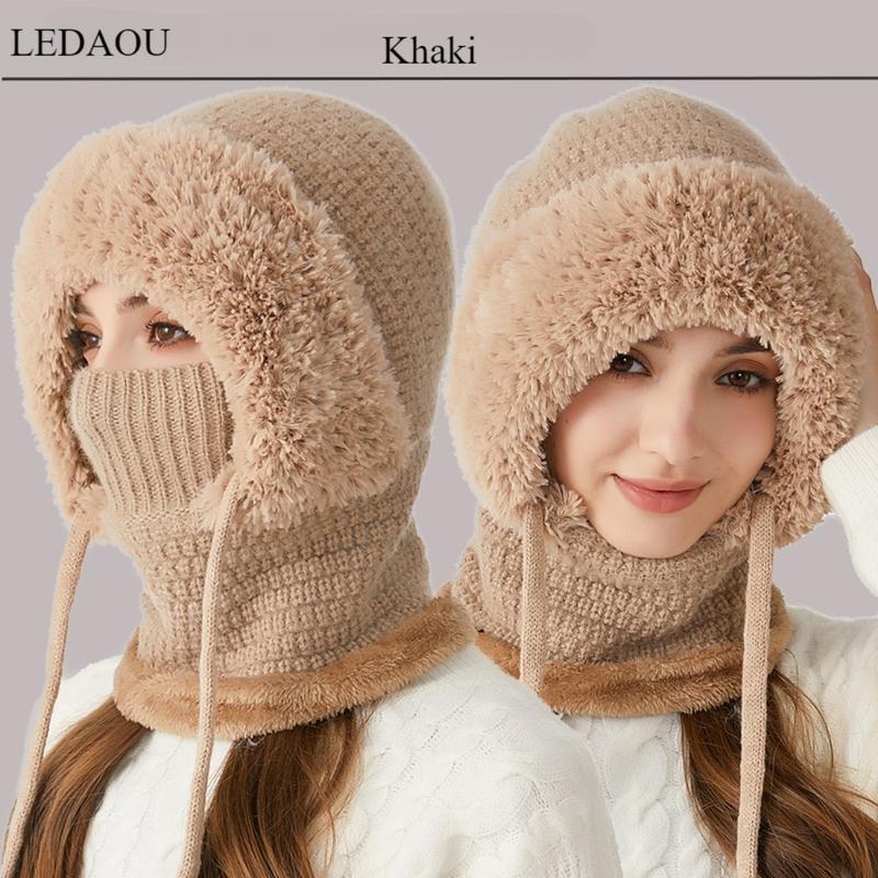 3-in-1 Beanie Hoed Voor Vrouwen