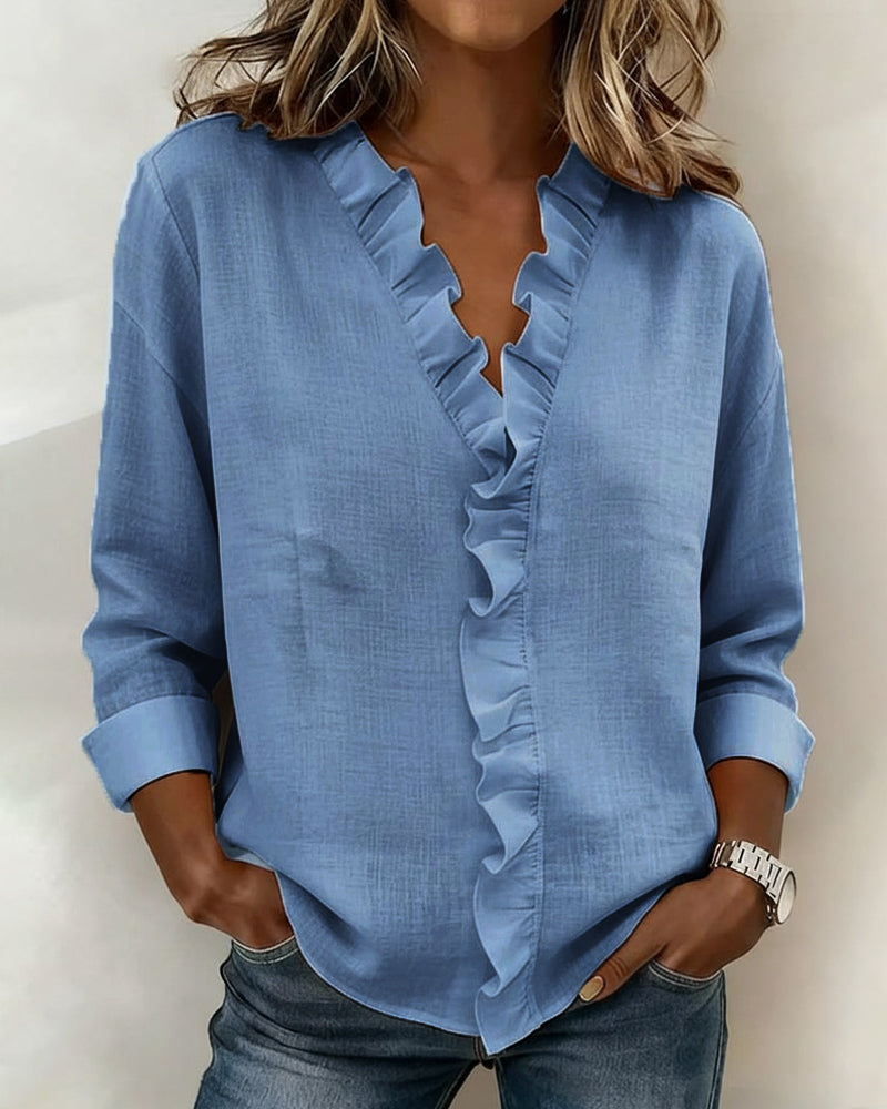 Penny | Elegante blouse met lange mouwen