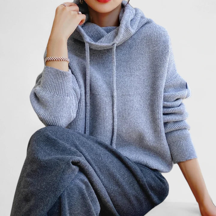 Marie | Gezellige Gebreide Hoodie