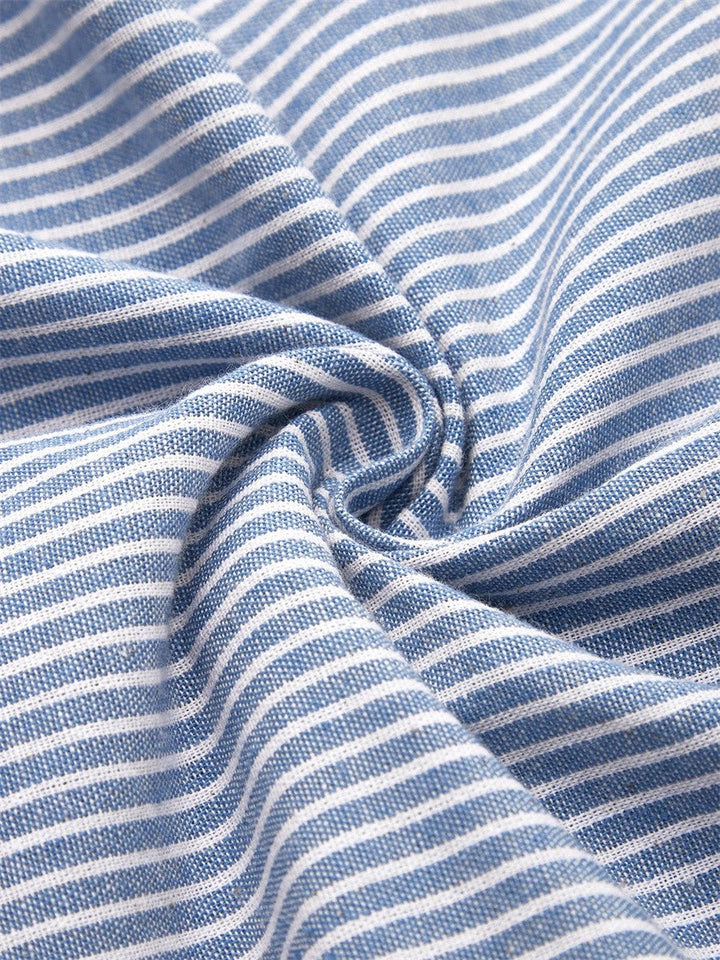Wanda™ Gestreepte Midi-jurk