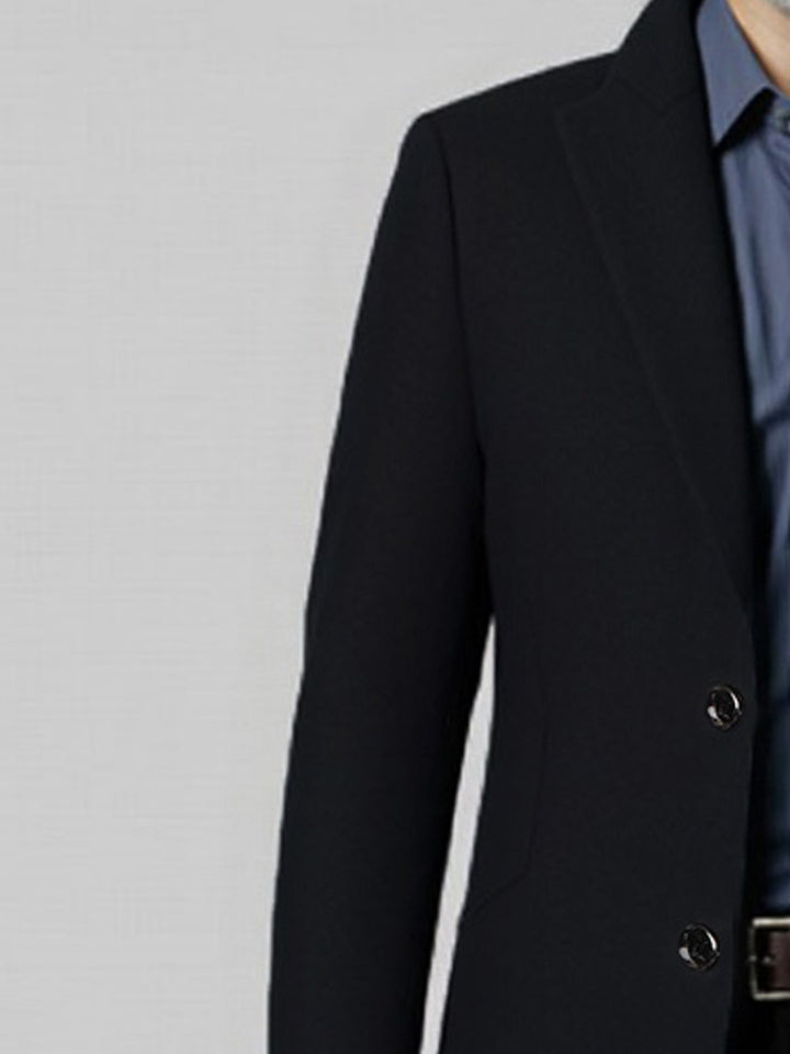 Vellaro – Heren Slim-Fit Grijs Tartan Jas