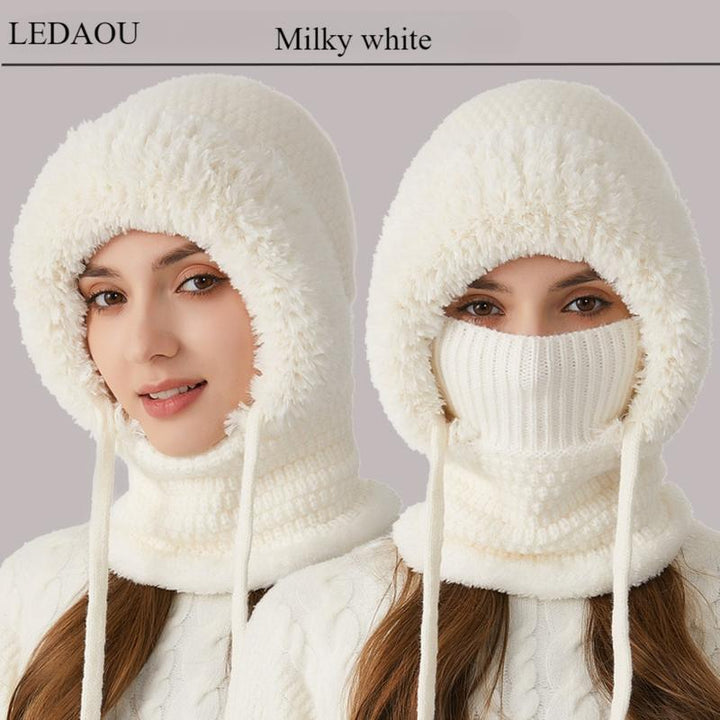 3-in-1 Beanie Hoed Voor Vrouwen