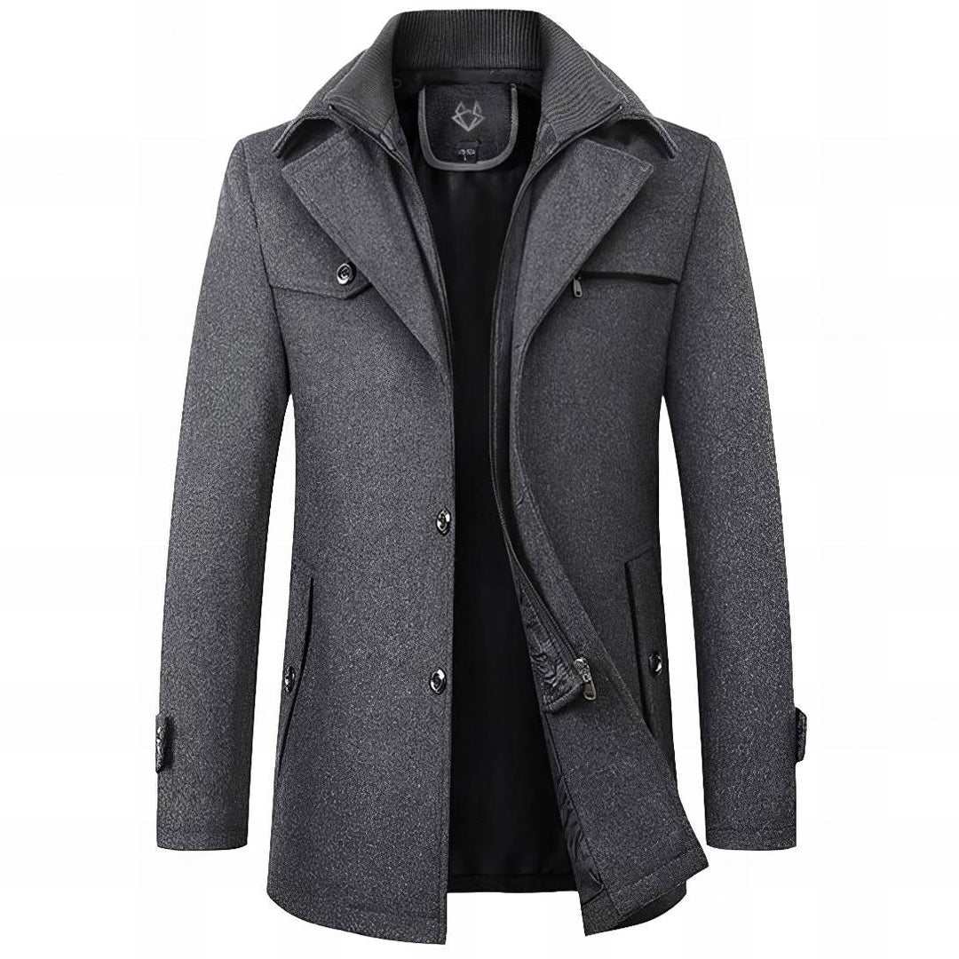 ELEGANTE STRUCTUURJACK VOOR MAN
