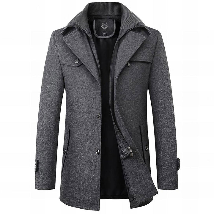 ELEGANTE STRUCTUURJACK VOOR MAN