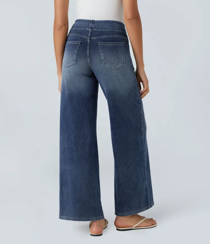 Comfortabele jeans met hoge taille