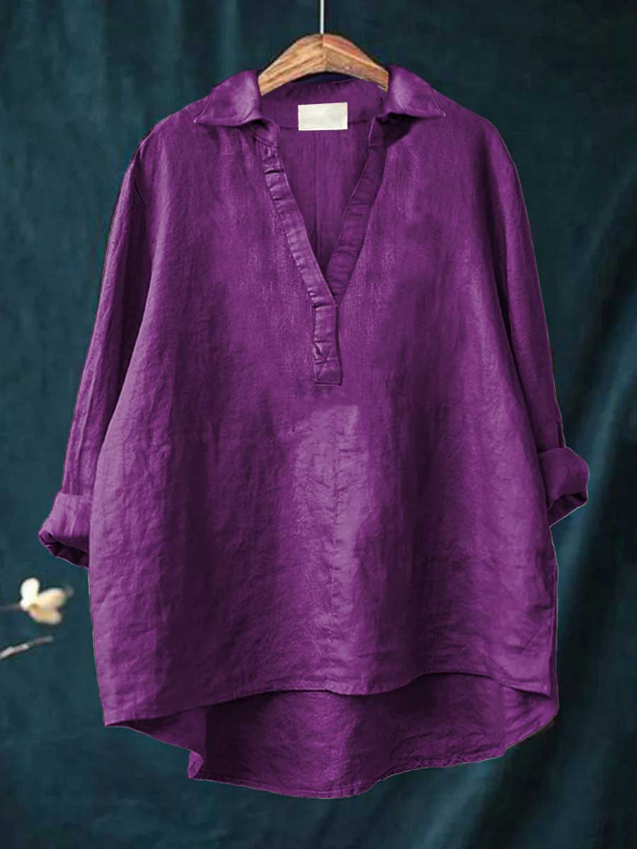 Andrea Linnen Blouse