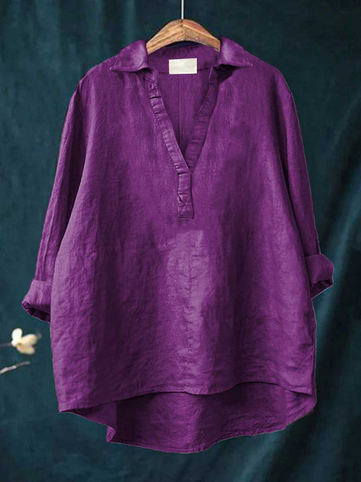 Andrea Linnen Blouse
