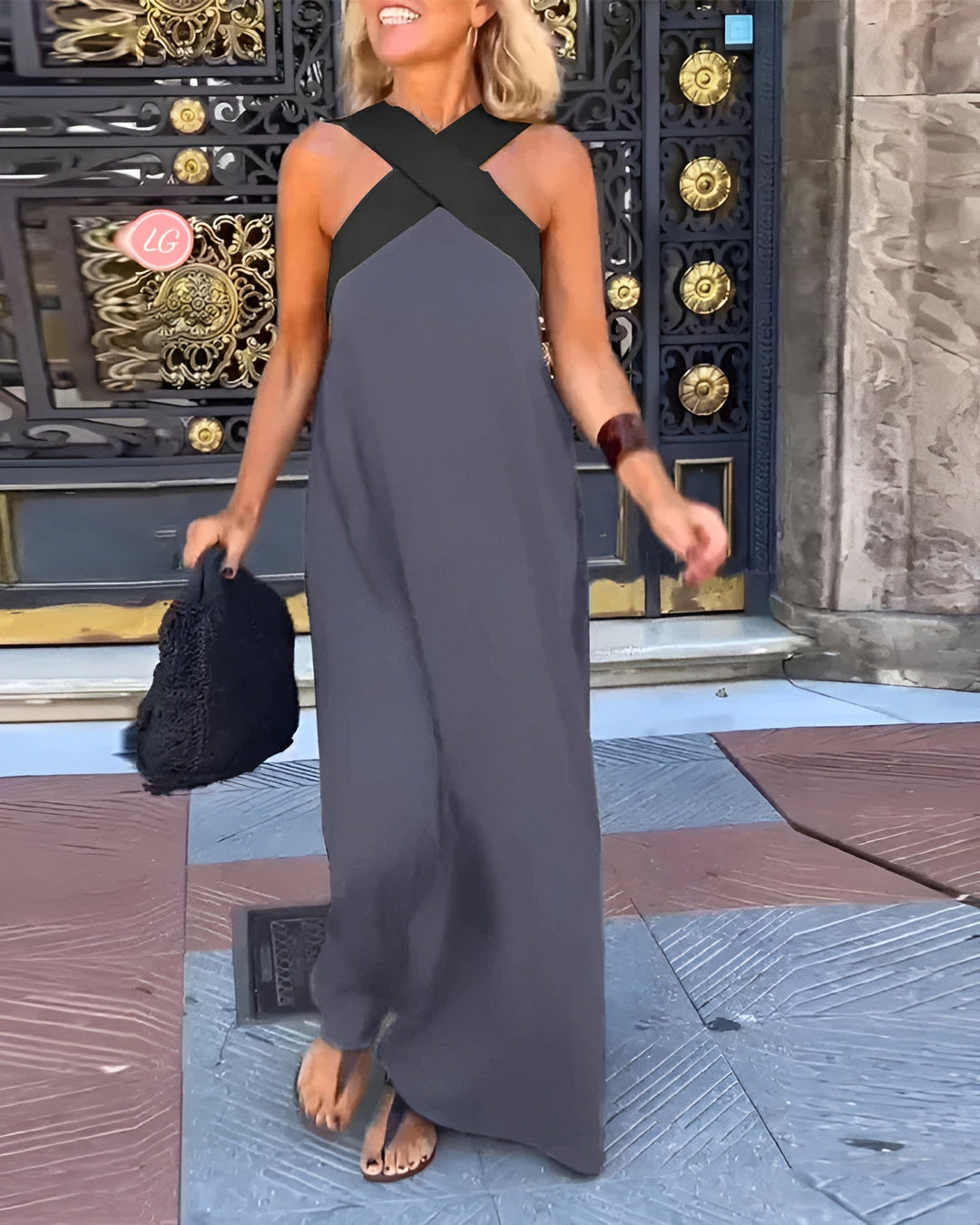 Delphine | Cross-Shape Jurk